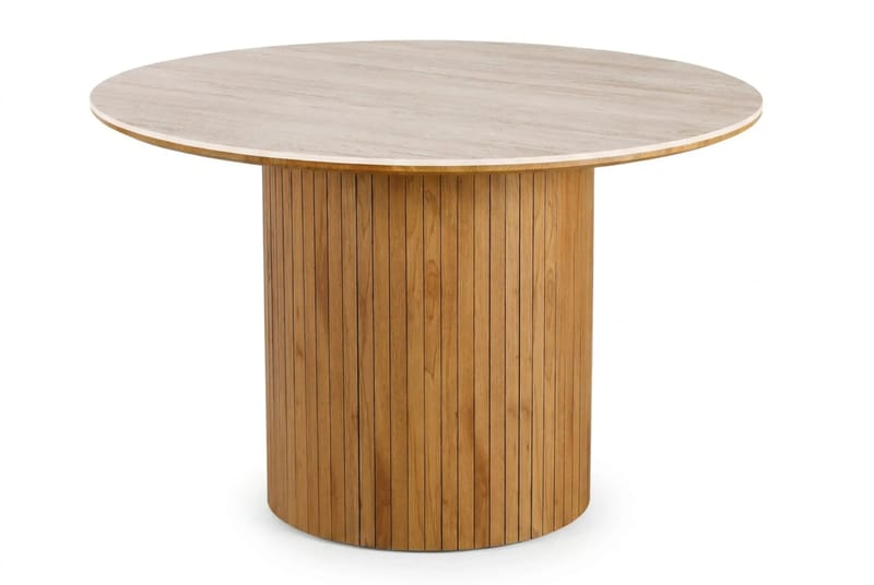 Arvo Spisegruppe rund 120 cm Eik med 4 Ronja Spisestoler - Eik - Møbler - Bord - Spisegrupper