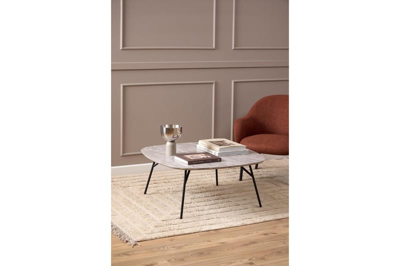 Arwina Sofabord 90 cm - Grå - Møbler - Bord - Sofabord