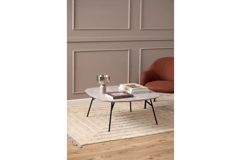 Arwina Sofabord 90 cm - Grå - Møbler - Bord - Sofabord