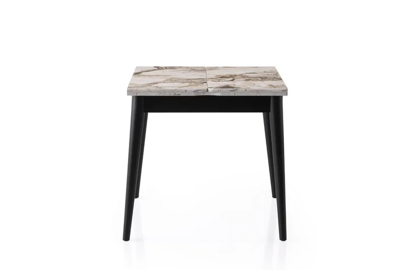 Asillo Spisebord 80 cm Kvadratisk, Hvit Marmor