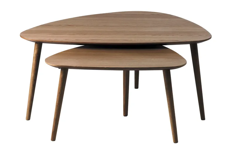 Asiya Sofabord 70 cm, Brun