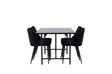 Astrid spisebord 90 cm med 6 Night spisestoler - Møbler - Bord - Spisegrupper
