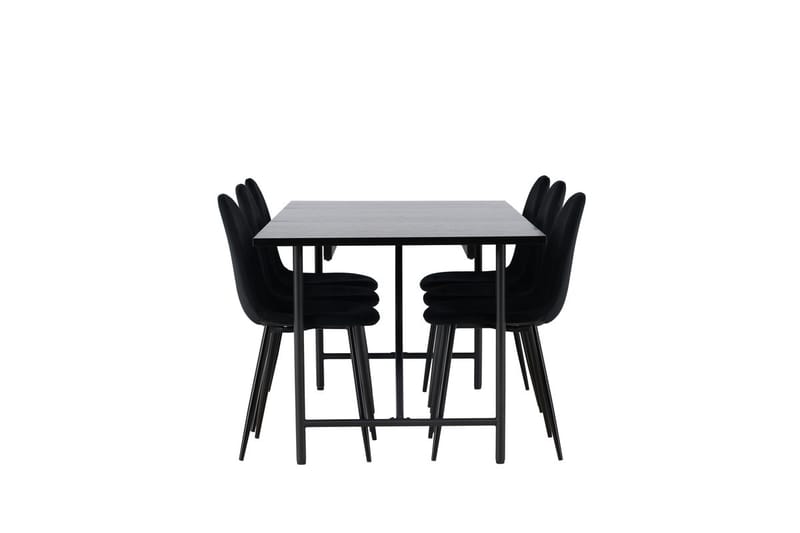 Astrid spisebord 90 cm med 6 Polar kjøkkenstoler - Møbler - Bord - Spisegrupper