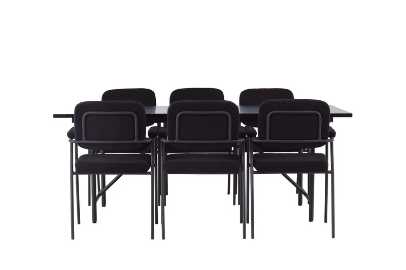 Astrid Spisebord 90 cm - Svart - Møbler - Bord - Spisebord & kjøkkenbord