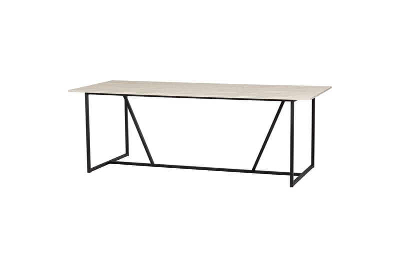 Atila Spisebord 220 cm - Beige - Spisebord & kjøkkenbord