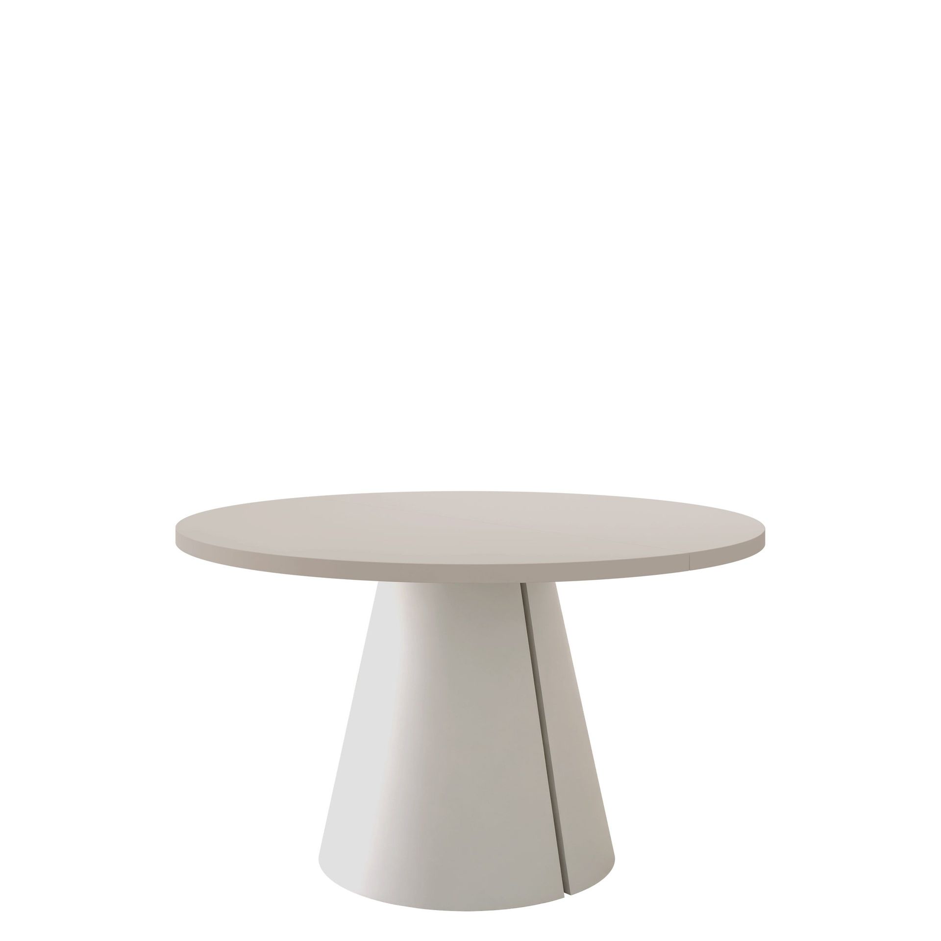 Aurion Spisebord rundt uttrekkbart 100-174 cm - beige