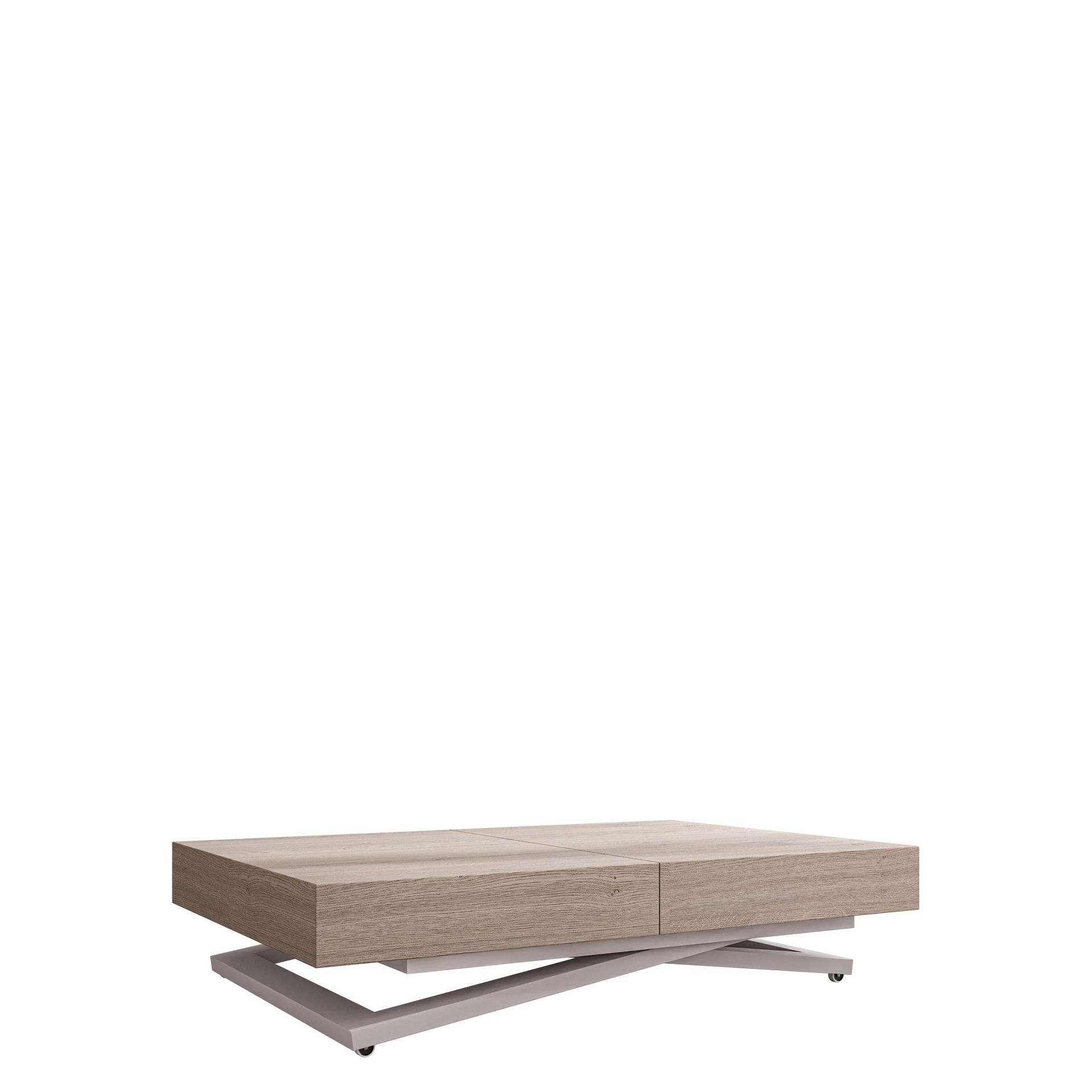 Avendi sofabord 120 cm - Sølv, lysebrun