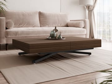 Avendi sofabord 120 cm - Svart, brun - Møbler - Bord - Sofabord