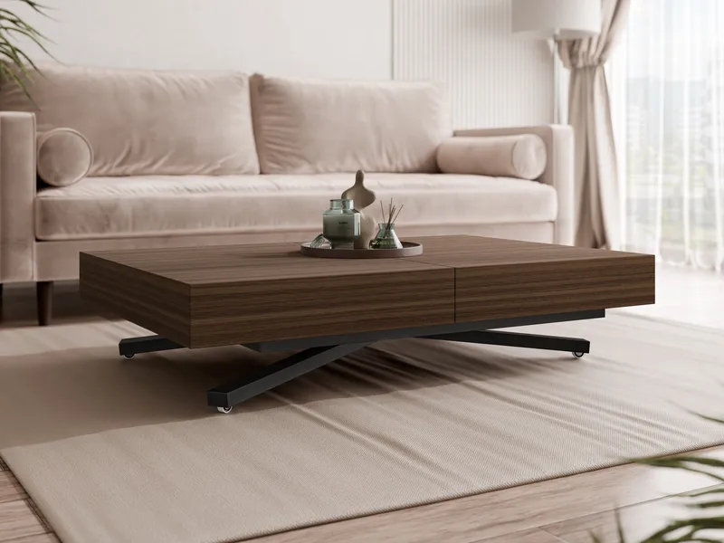 Avendi sofabord 120 cm - Svart, brun - Møbler - Bord - Sofabord