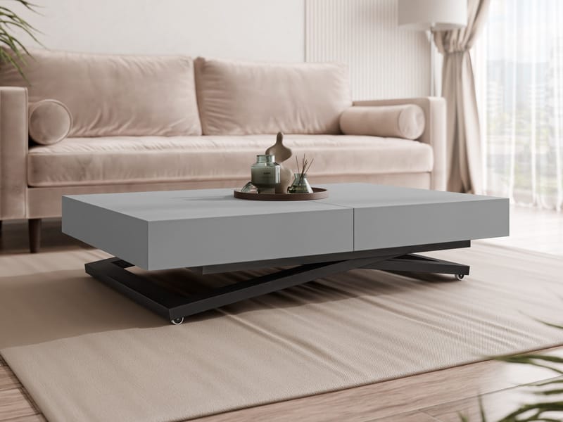 Avendi sofabord 120 cm - Svart, grå - Møbler - Bord - Sofabord