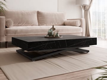 Avendi sofabord 120 cm - Svart, svart marmor - Møbler - Bord - Sofabord