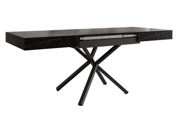 Avendi uttrekkbart sofabord 200 cm - svart, hvit marmor - Møbler - Bord - Sofabord