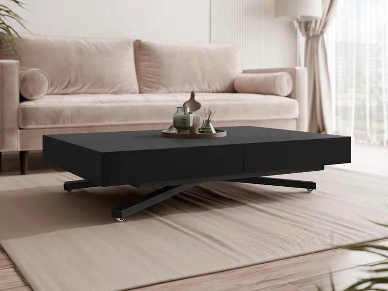 Avendi uttrekkbart sofabord 200 cm - svart - Møbler - Bord - Sofabord