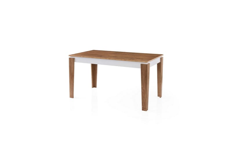 Azoula Spisebord 140 cm Rektangulær - Valnøtt/Hvit - Møbler - Bord - Spisebord & kjøkkenbord