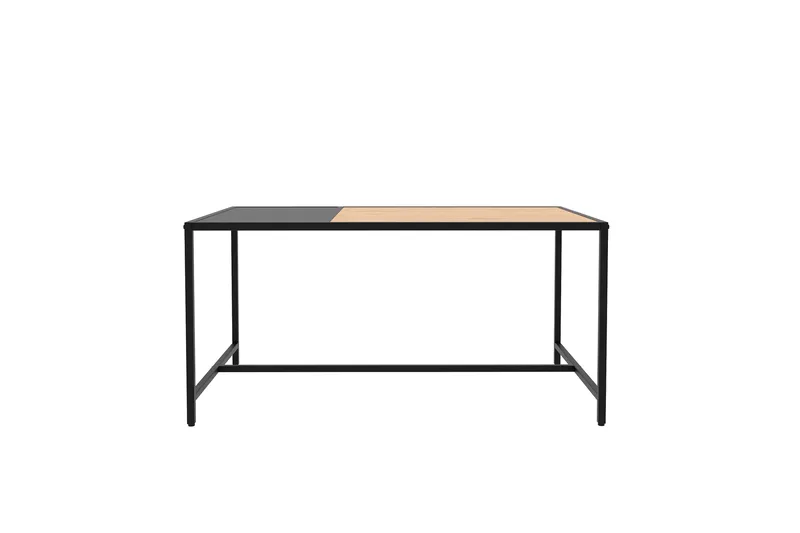 Azzuro Sofabord 100 cm, Svart/Beige