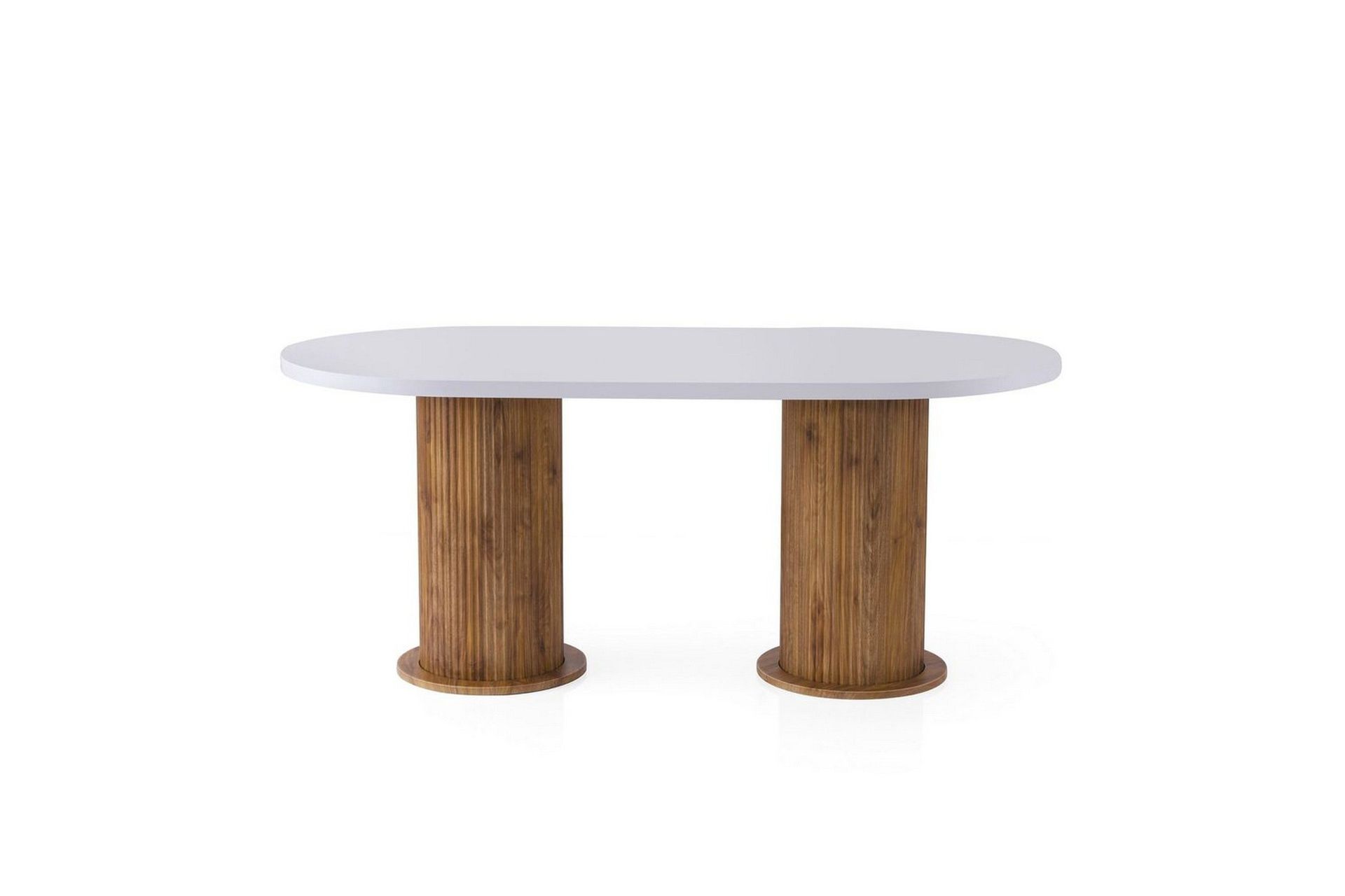 Babilas Spisebord 180 cm Oval - Hvit