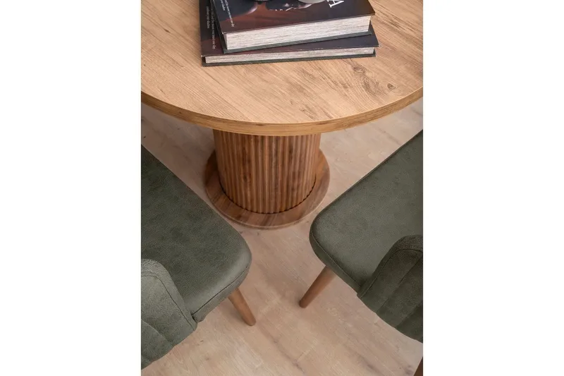 Babilas Spisebord 180 cm Oval - Valnøtt - Møbler - Bord - Spisebord & kjøkkenbord