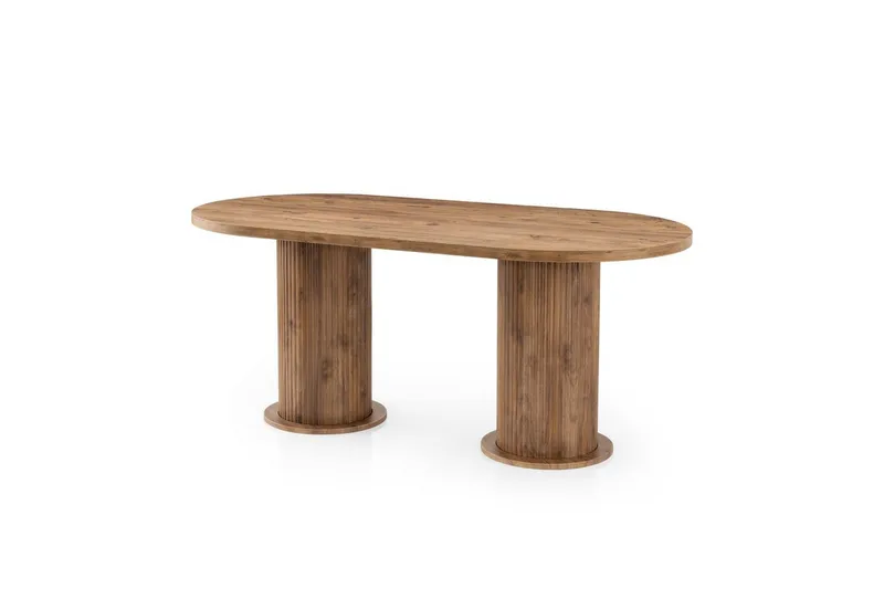 Babilas Spisebord 180 cm Oval - Valnøtt - Møbler - Bord - Spisebord & kjøkkenbord