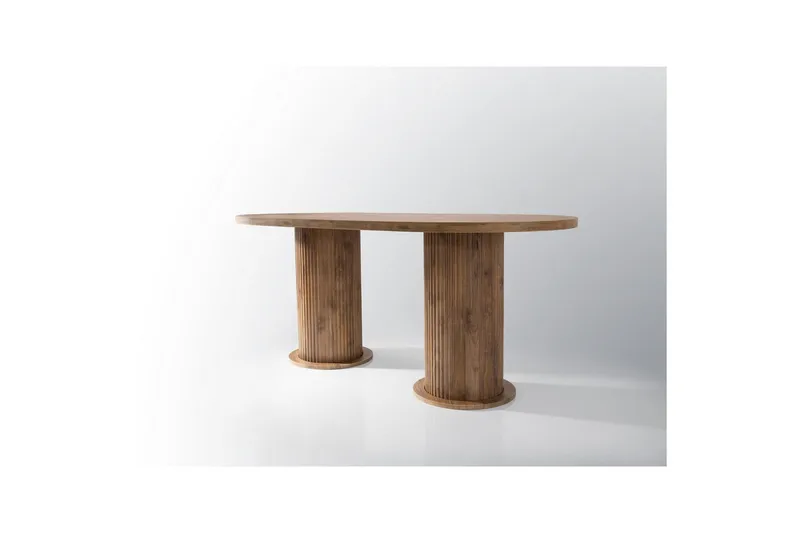 Babilas Spisebord 180 cm Oval - Valnøtt - Møbler - Bord - Spisebord & kjøkkenbord