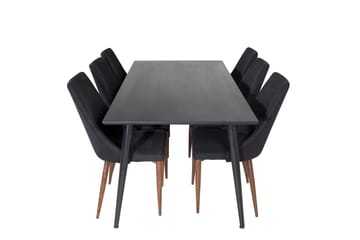 Balisa spisebord 180 cm med 6 Campomar-spisestoler - Møbler - Bord - Spisegrupper