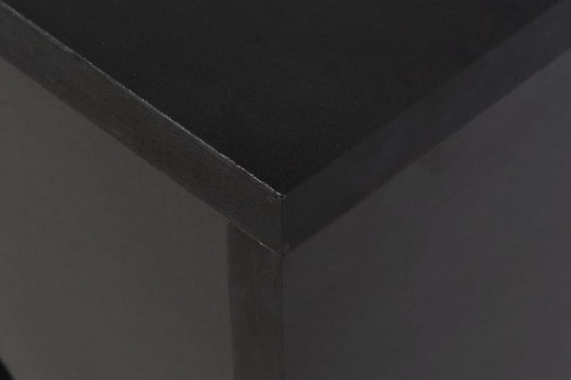 Barbord med flyttbar hylle svart 138x40x120 cm - Barbord & ståbord