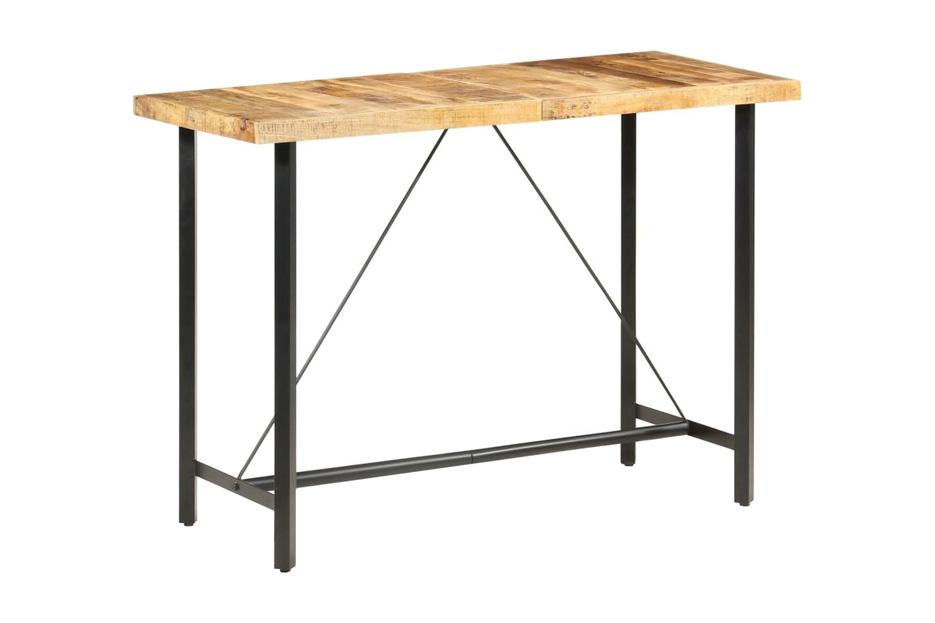 Barbord 150x70x107 cm grov heltre mango - Møbler - Bord - Barbord & ståbord