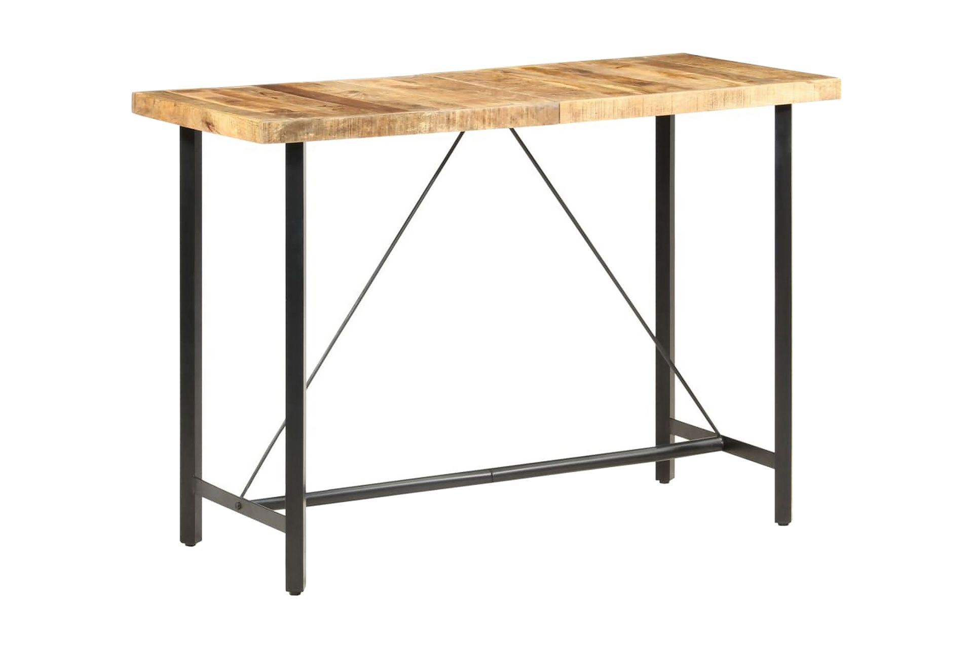 Barbord 150x70x107 cm grov heltre mango - Møbler - Bord - Barbord & ståbord