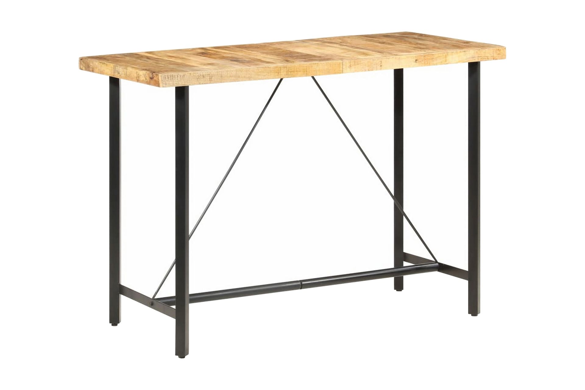 Barbord 150x70x107 cm grov heltre mango - Møbler - Bord - Barbord & ståbord