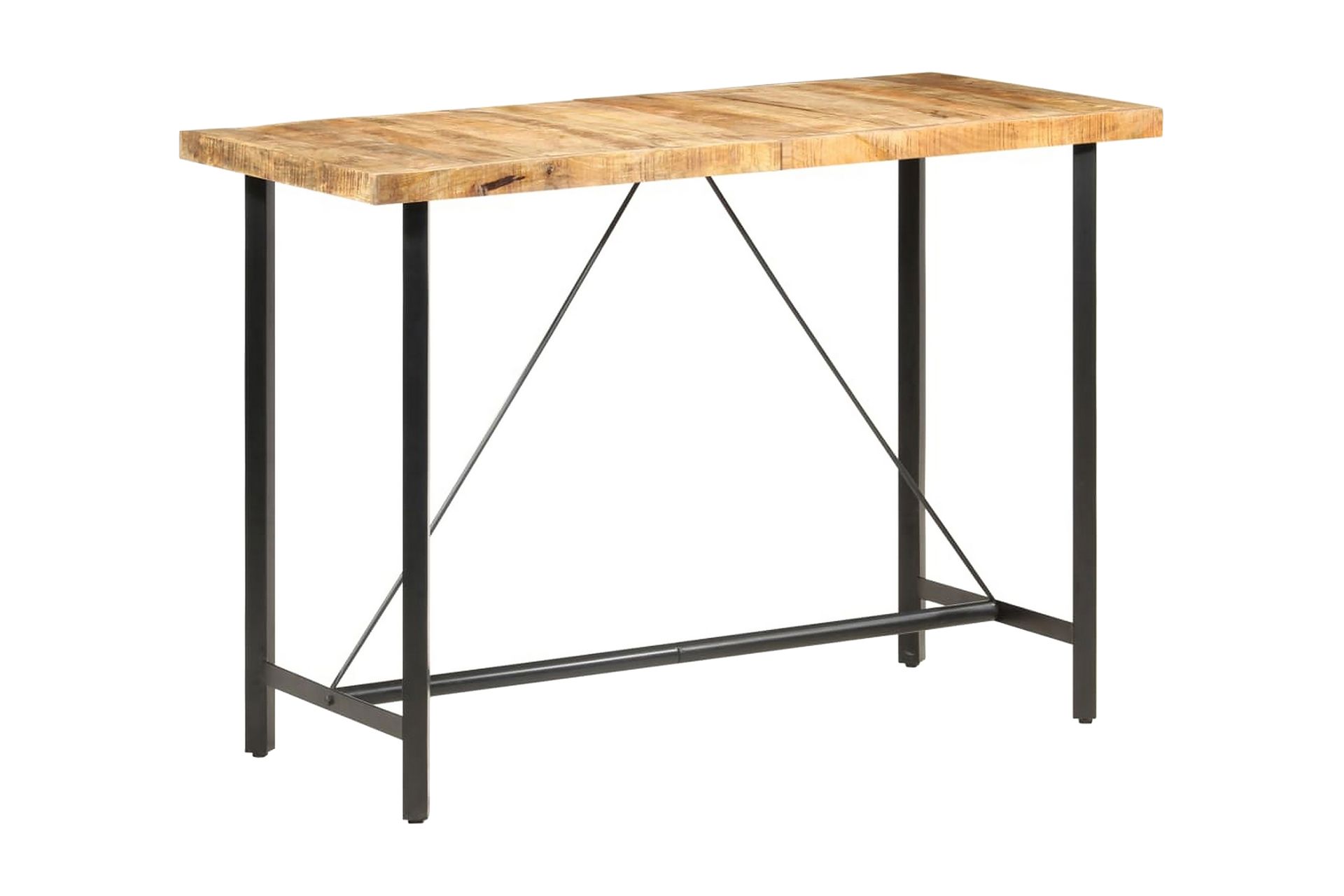 Barbord 150x70x107 cm grov heltre mango - Møbler - Bord - Barbord & ståbord