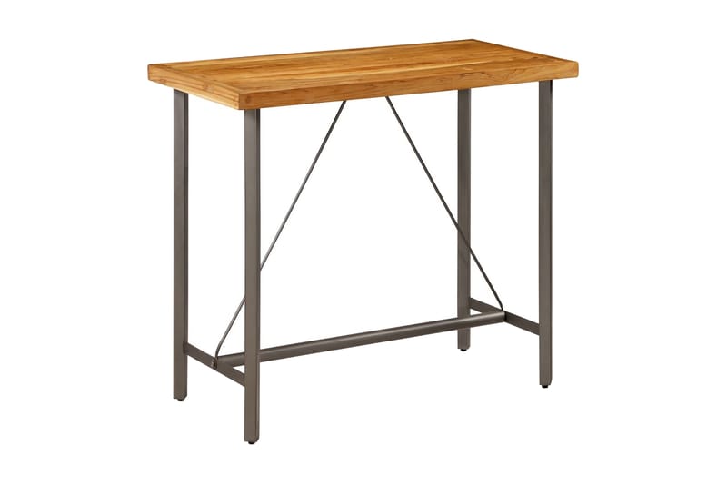Barbord gjenvunnet heltre teak 120x58x106 cm - Teak - Møbler - Bord - Barbord & ståbord