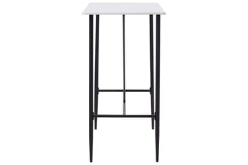 Barbord hvit 120x60x110 cm MDF - Møbler - Bord - Barbord & ståbord
