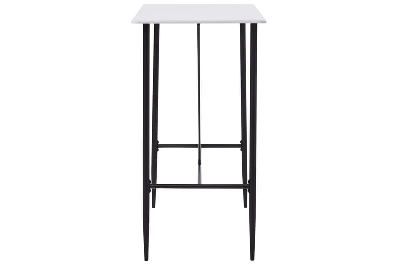 Barbord hvit 120x60x110 cm MDF - Møbler - Bord - Barbord & ståbord