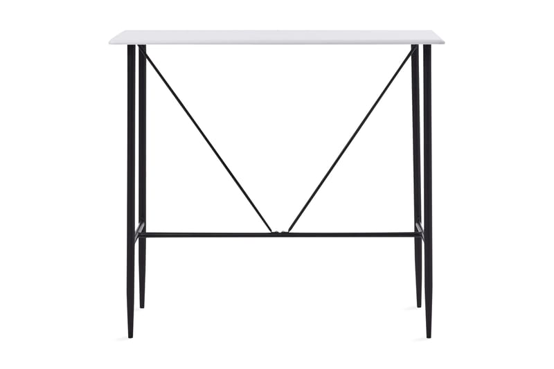 Barbord hvit 120x60x110 cm MDF - Møbler - Bord - Barbord & ståbord