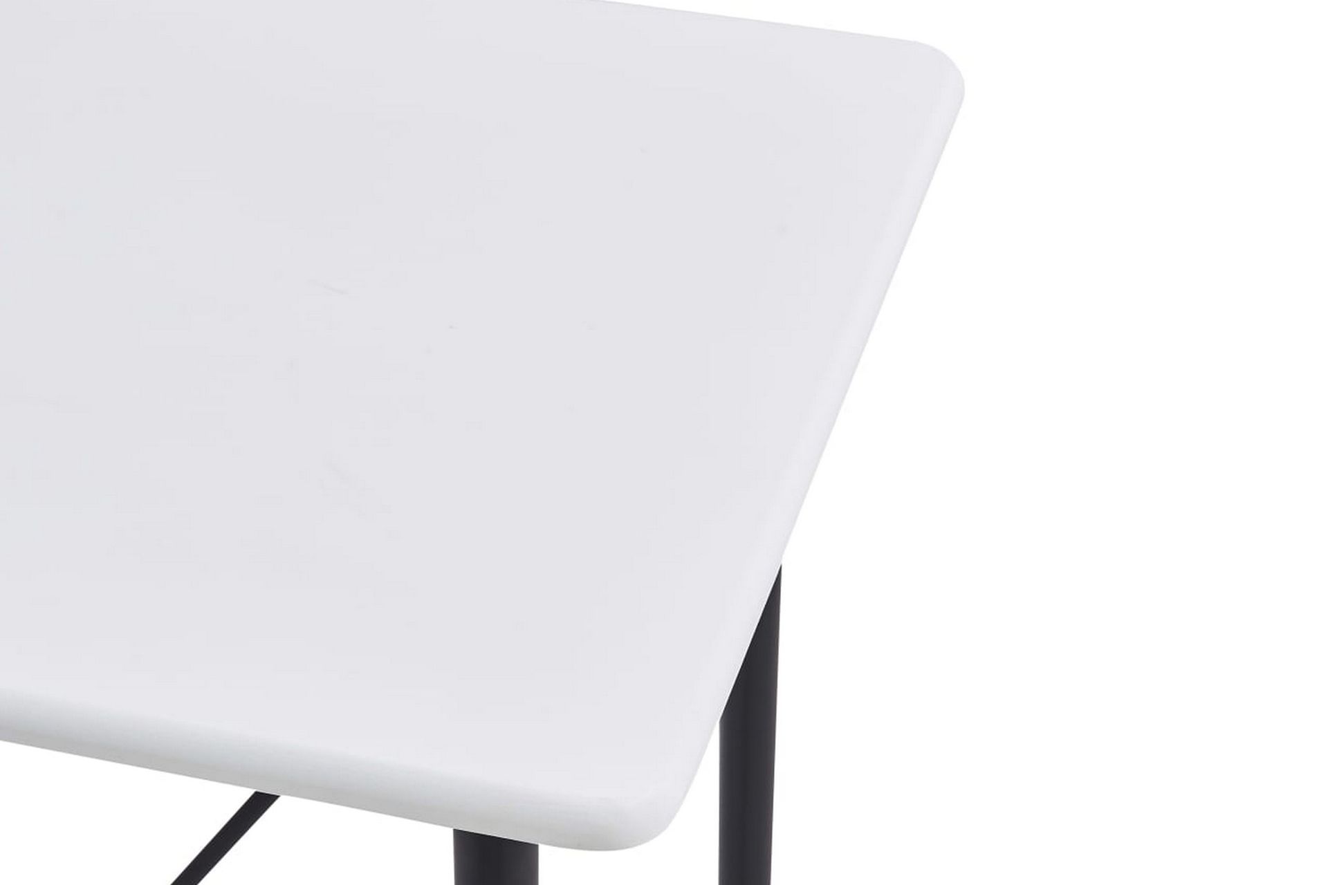 Barbord hvit 120x60x110 cm MDF - Møbler - Bord - Barbord & ståbord