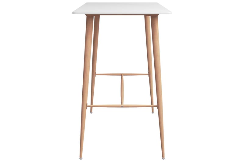 Barbord hvit 120x60x96 cm - Møbler - Bord - Barbord & ståbord