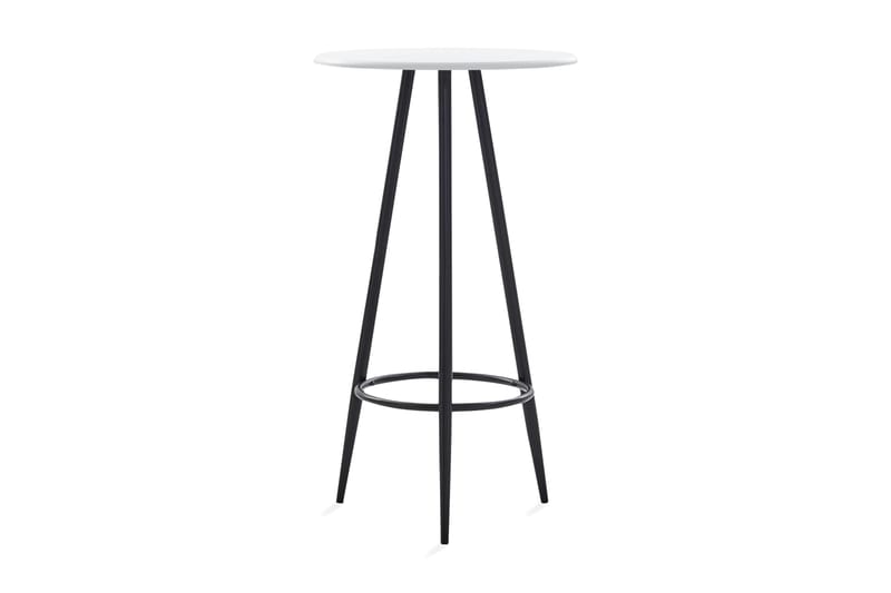 Barbord hvit 60x107,5 cm MDF - Møbler - Bord - Barbord & ståbord