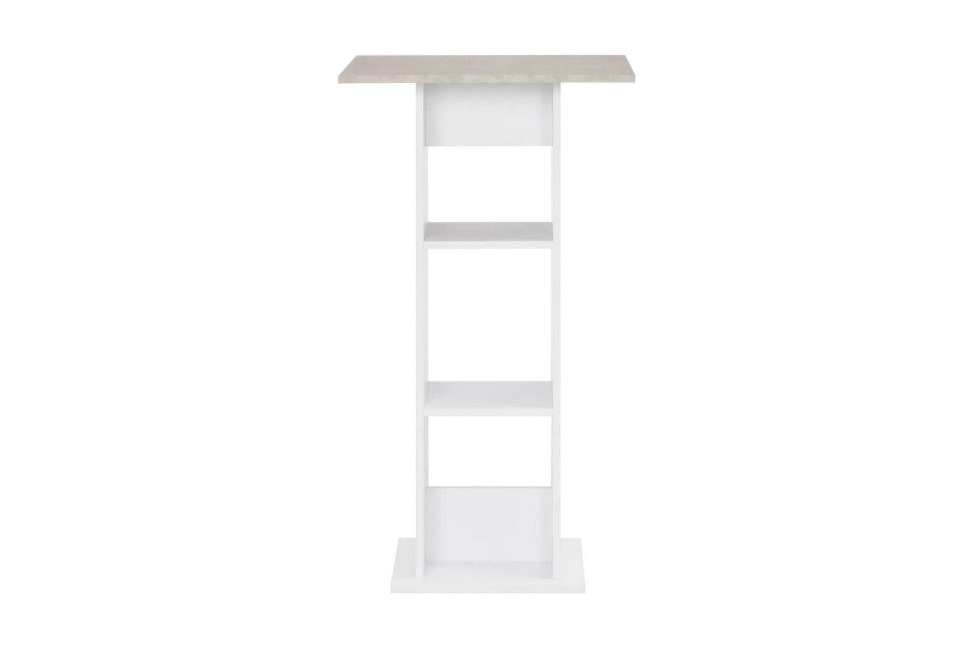 Barbord hvit 60x60x110 cm - Møbler - Bord - Barbord & ståbord