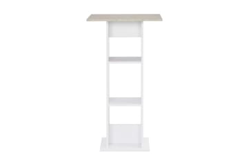 Barbord hvit 60x60x110 cm - Møbler - Bord - Barbord & ståbord