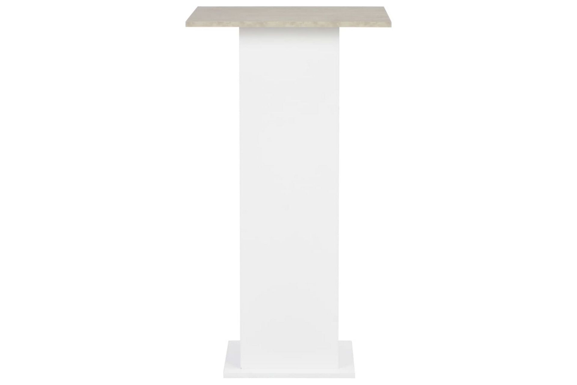 Barbord hvit 60x60x110 cm - Møbler - Bord - Barbord & ståbord