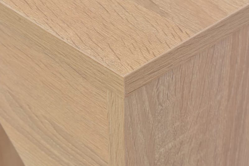 Barbord med flyttbar hylle eik 138x40x120 cm - Møbler - Bord - Barbord & ståbord