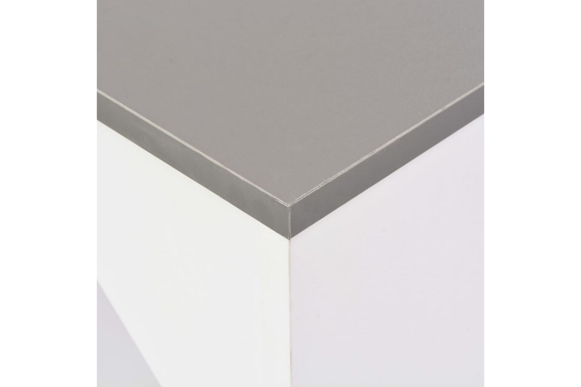 Barbord med flyttbar hylle hvit 138x40x120 cm - Møbler - Bord - Barbord & ståbord