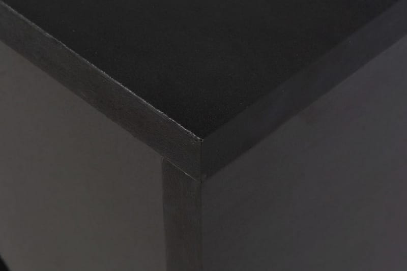 Barbord med flyttbar hylle svart 138x40x120 cm - Møbler - Bord - Barbord & ståbord