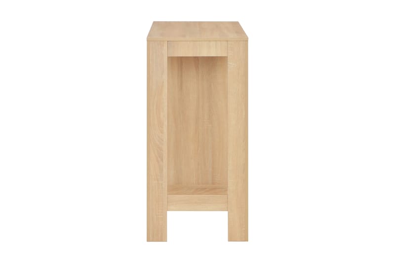 Barbord med hylle eik 110x50x103 cm - Møbler - Bord - Barbord & ståbord