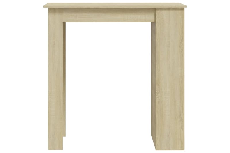 Barbord med oppbevaringsstativ sonoma eik 102x50x103,5 cm sp - Beige - Barbord & ståbord - Barbord med oppbevaring