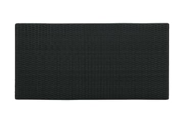 Barbord med oppbevaringsstativ svart 120x60x110 cm - Svart - Møbler - Bord - Barbord & ståbord