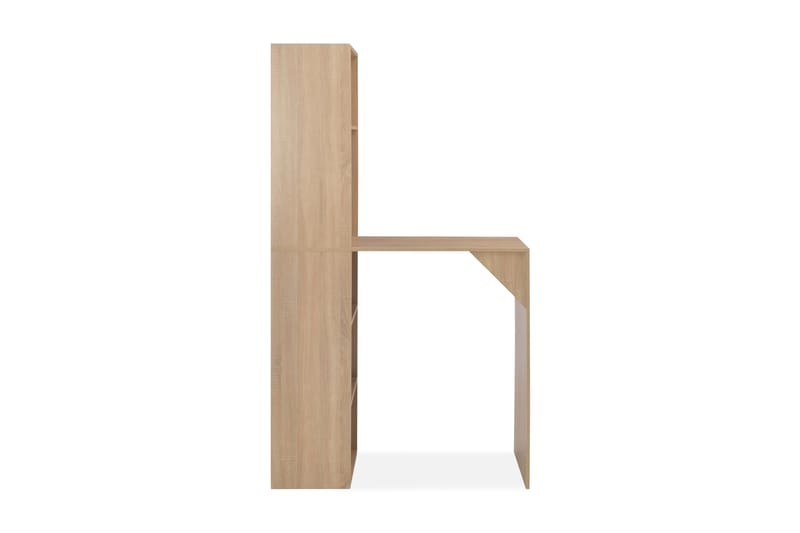 Barbord med skap eik 115x59x200 cm - Brun - Møbler - Bord - Barbord & ståbord