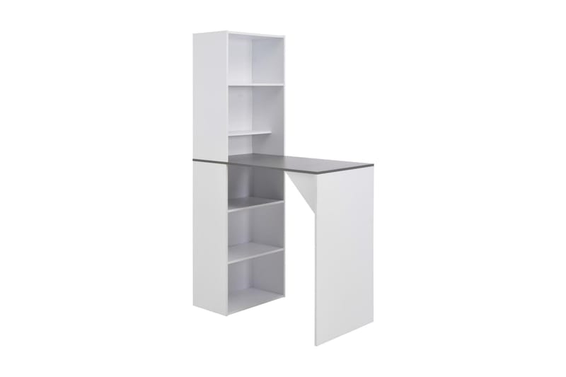 Barbord med skap hvit 115x59x200 cm - Møbler - Bord - Barbord & ståbord