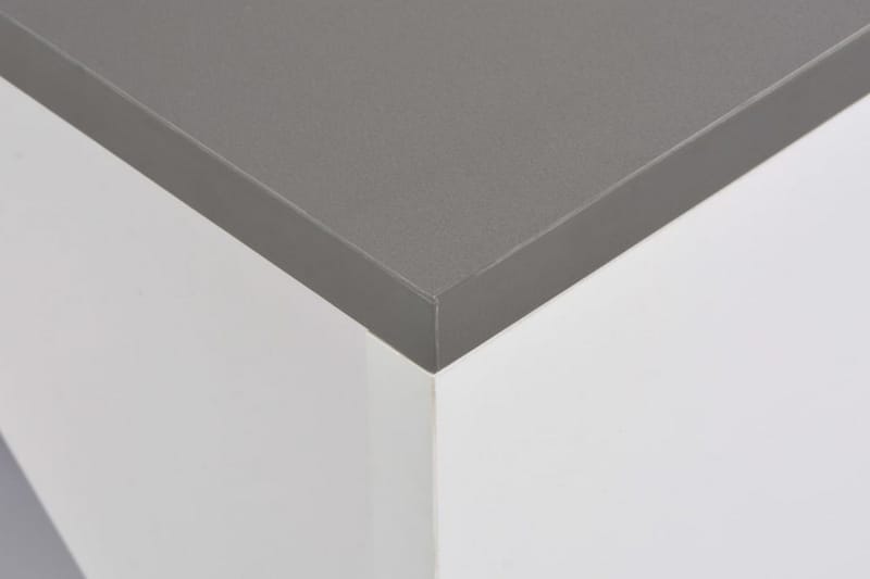 Barbord med skap hvit 115x59x200 cm - Møbler - Bord - Barbord & ståbord