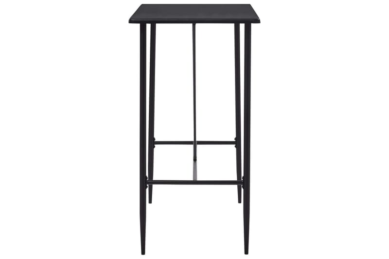 Barbord svart 120x60x110 cm MDF - Svart - Møbler - Bord - Barbord & ståbord