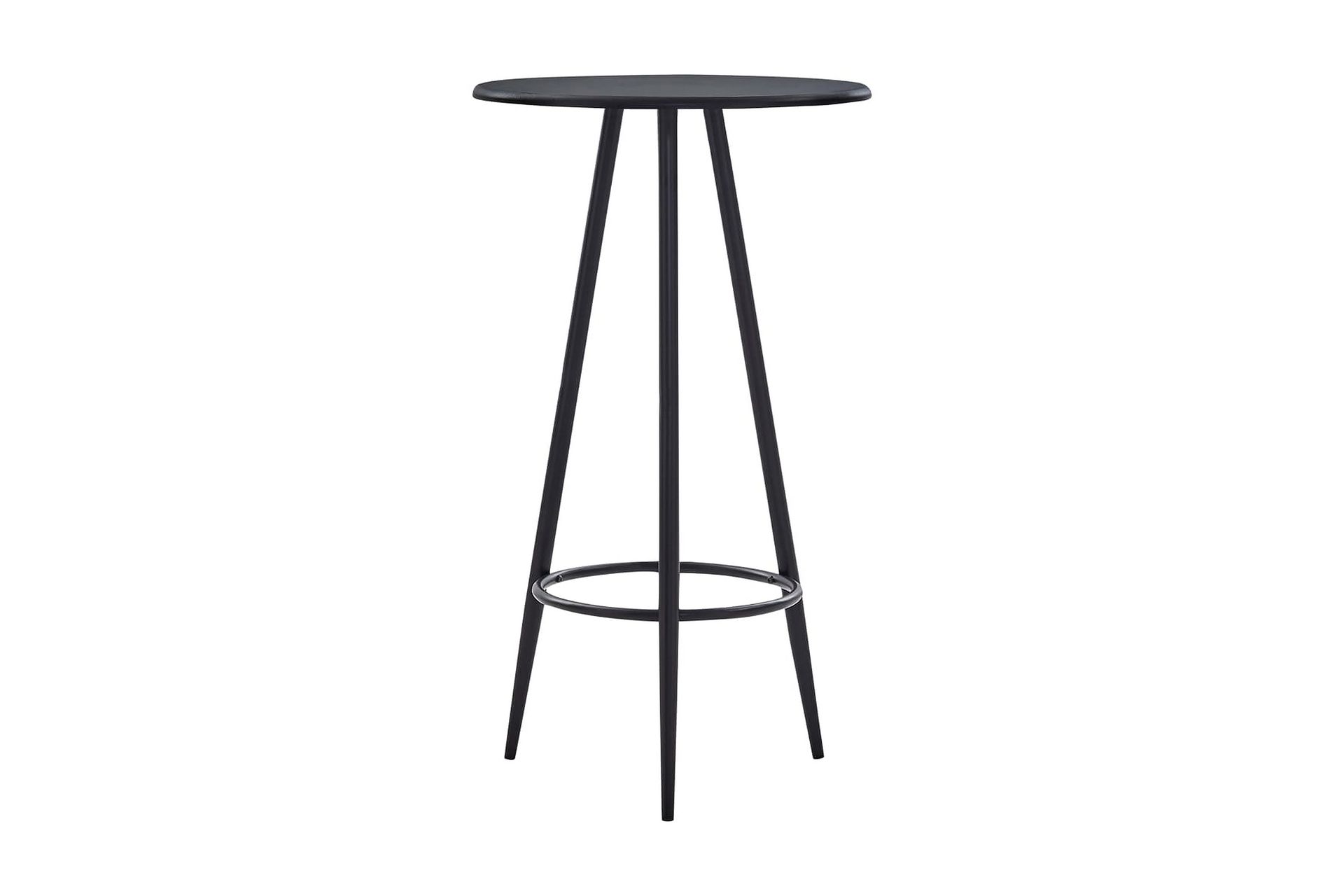 Barbord svart 60x107,5 cm MDF - Svart - Møbler - Bord - Barbord & ståbord